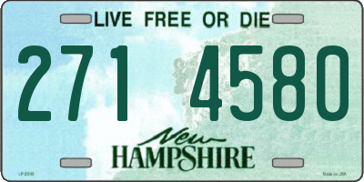 NH license plate 2714580