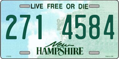 NH license plate 2714584