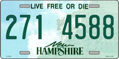 NH license plate 2714588