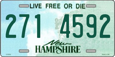 NH license plate 2714592