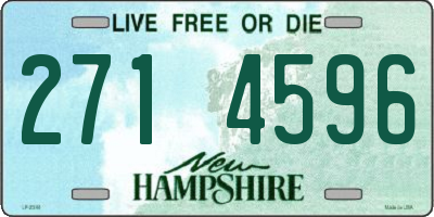 NH license plate 2714596