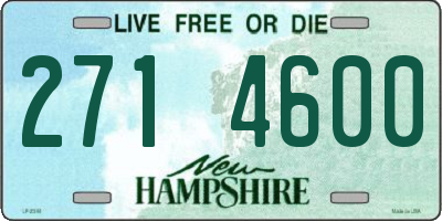 NH license plate 2714600