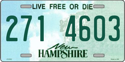 NH license plate 2714603