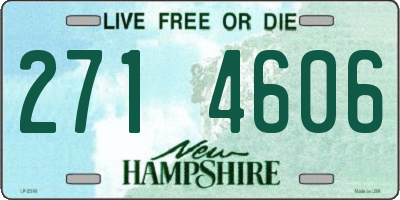 NH license plate 2714606