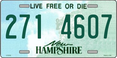 NH license plate 2714607