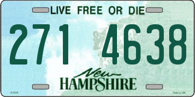NH license plate 2714638