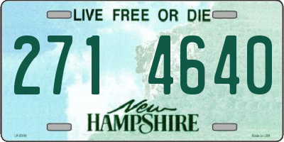 NH license plate 2714640