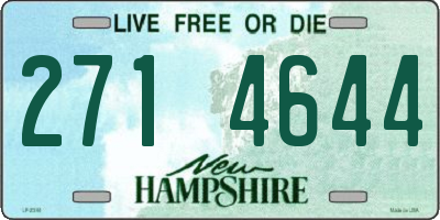 NH license plate 2714644