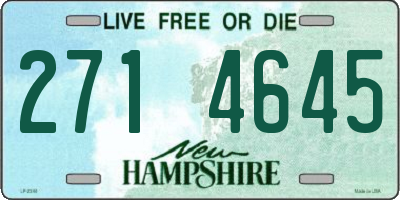 NH license plate 2714645