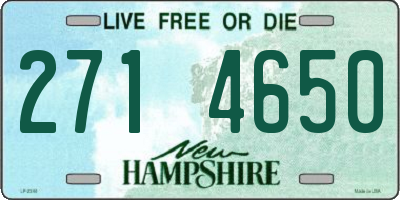 NH license plate 2714650