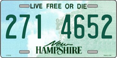 NH license plate 2714652