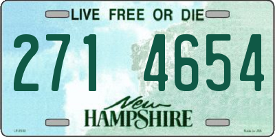 NH license plate 2714654