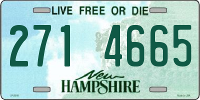 NH license plate 2714665