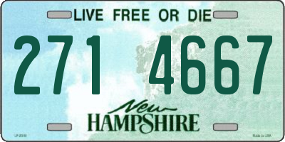 NH license plate 2714667