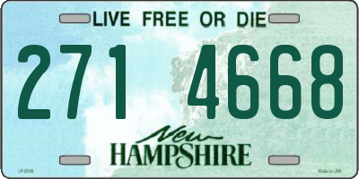 NH license plate 2714668