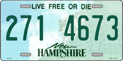 NH license plate 2714673