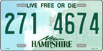 NH license plate 2714674