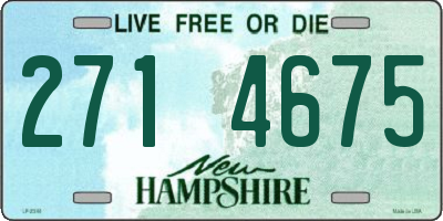 NH license plate 2714675