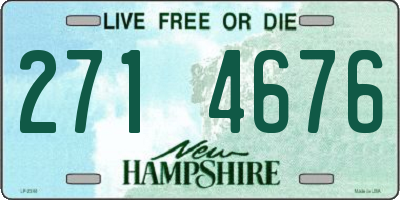NH license plate 2714676