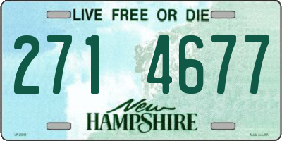 NH license plate 2714677