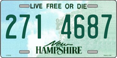 NH license plate 2714687