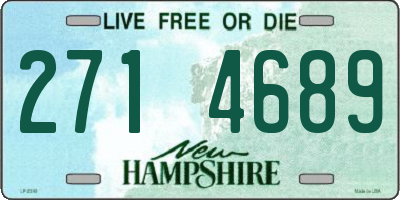 NH license plate 2714689