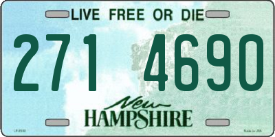 NH license plate 2714690