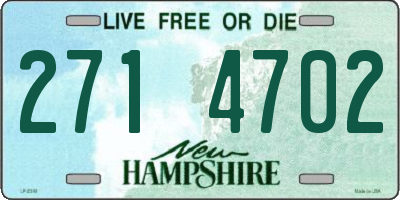 NH license plate 2714702