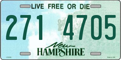 NH license plate 2714705