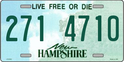NH license plate 2714710
