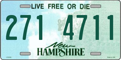 NH license plate 2714711