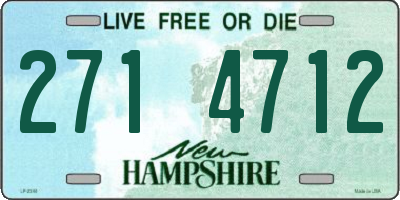 NH license plate 2714712