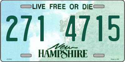 NH license plate 2714715
