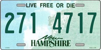 NH license plate 2714717