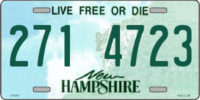 NH license plate 2714723