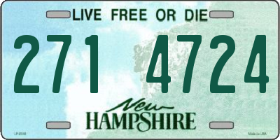 NH license plate 2714724