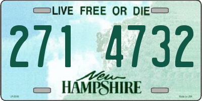NH license plate 2714732
