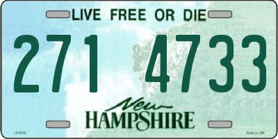 NH license plate 2714733