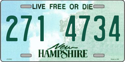 NH license plate 2714734