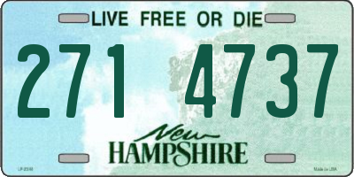 NH license plate 2714737