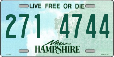 NH license plate 2714744
