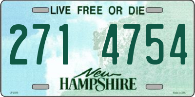 NH license plate 2714754
