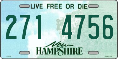 NH license plate 2714756