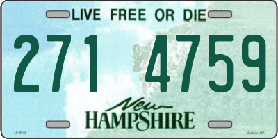 NH license plate 2714759
