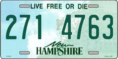 NH license plate 2714763