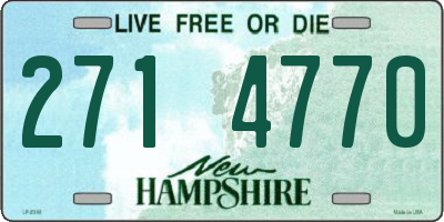 NH license plate 2714770