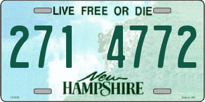 NH license plate 2714772
