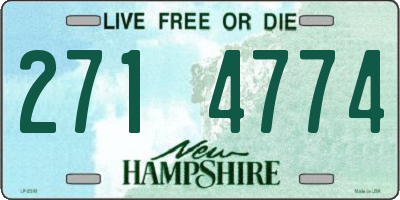 NH license plate 2714774
