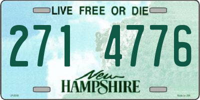 NH license plate 2714776
