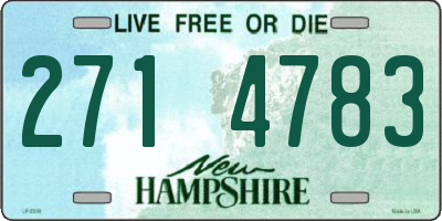 NH license plate 2714783